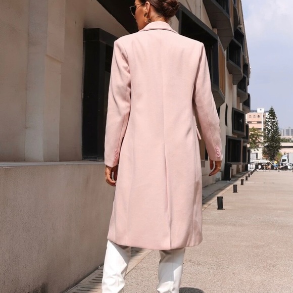 ❌SOLD❌⭐️Lapel Collar Double Breasted Overcoat⭐️ NEW - Picture 4 of 7